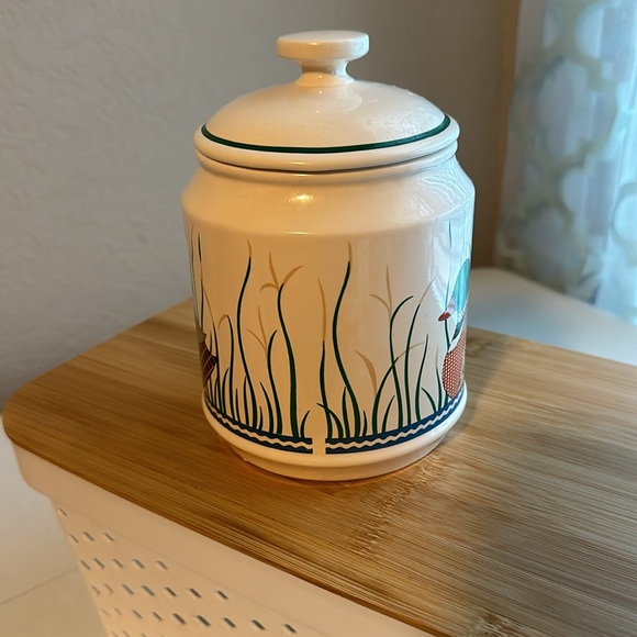 Vintage Japan Rustic Farmhouse CSC small canister - Picture 4 of 6